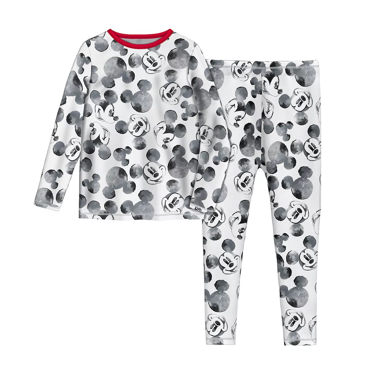 Toddler Boy Cuddl Duds® Disney's Mickey Mouse 2 Piece Base Layer Set | Kohl's