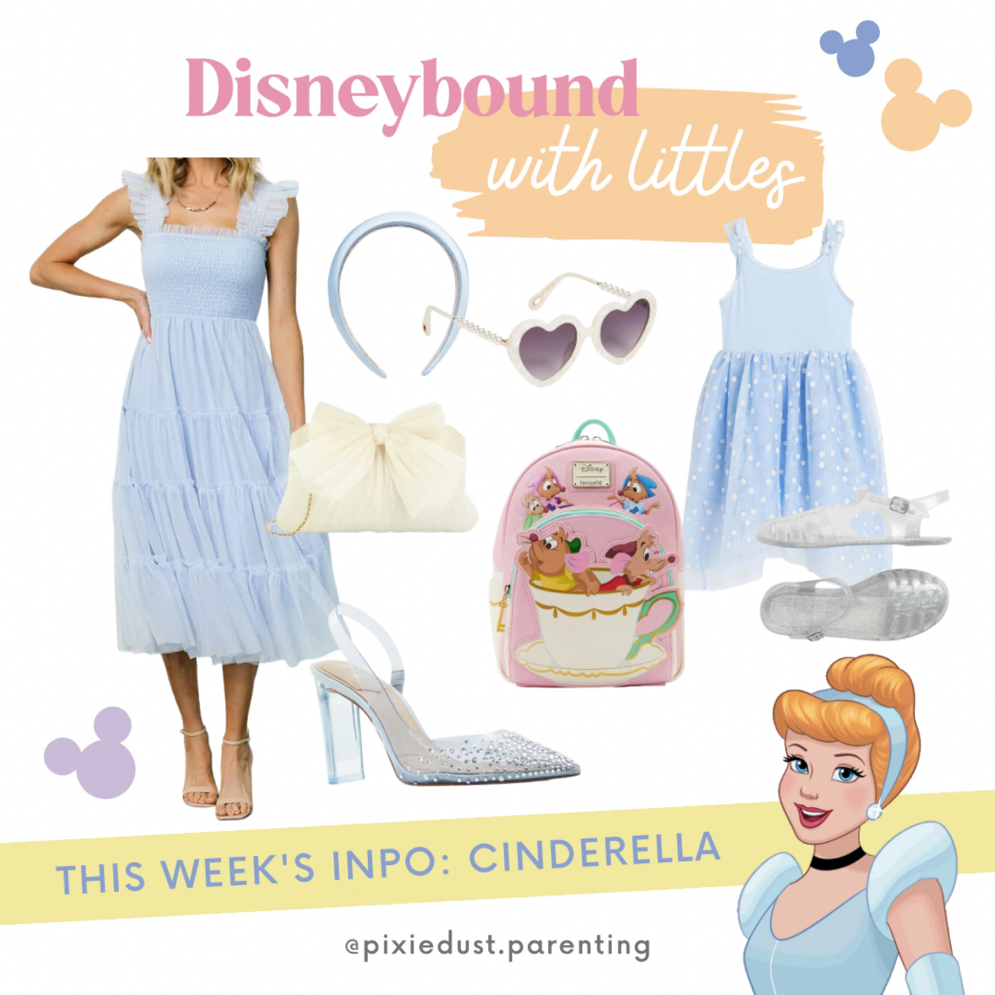 Cinderella inspo for mommy and mini! ✨

#LTKfamily #LTKFind #LTKkids