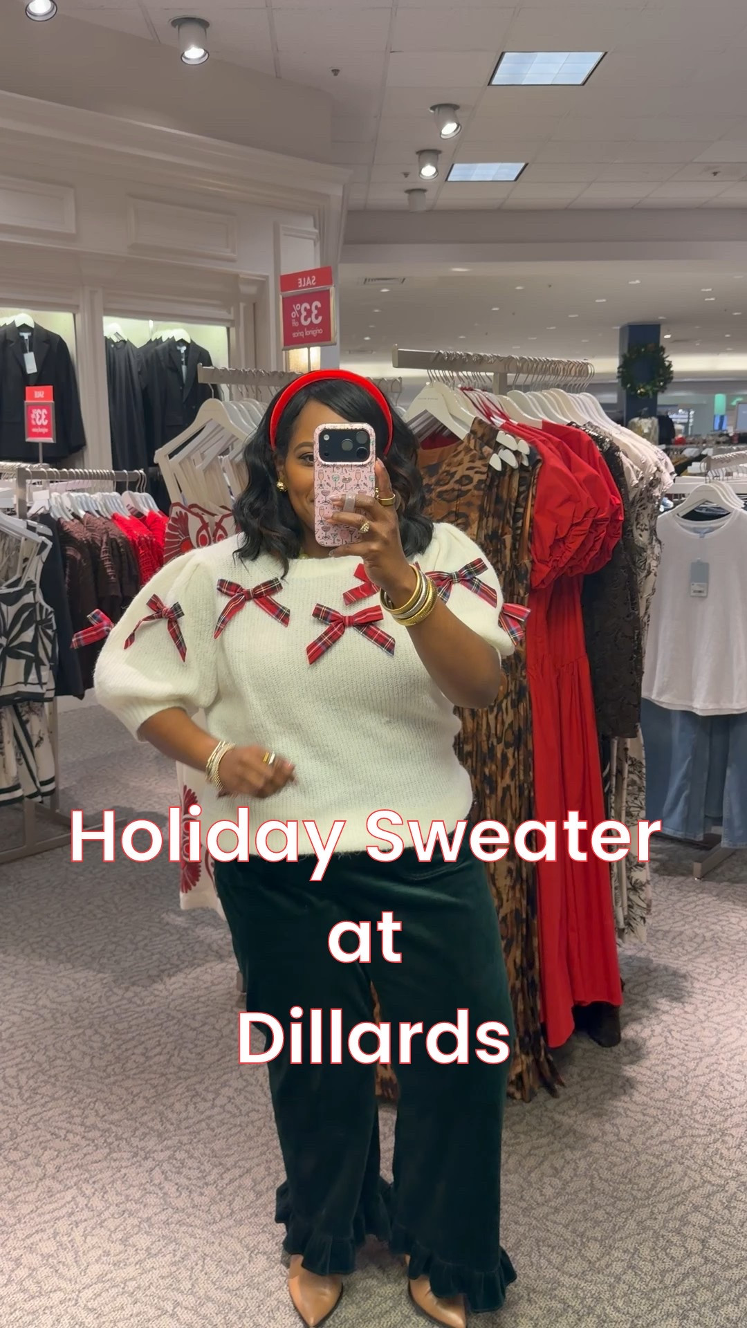 The cutest holiday sweaters at Dillards. Wearing the size large. 

#LTKGiftGuide #LTKHoliday #LTKPetite