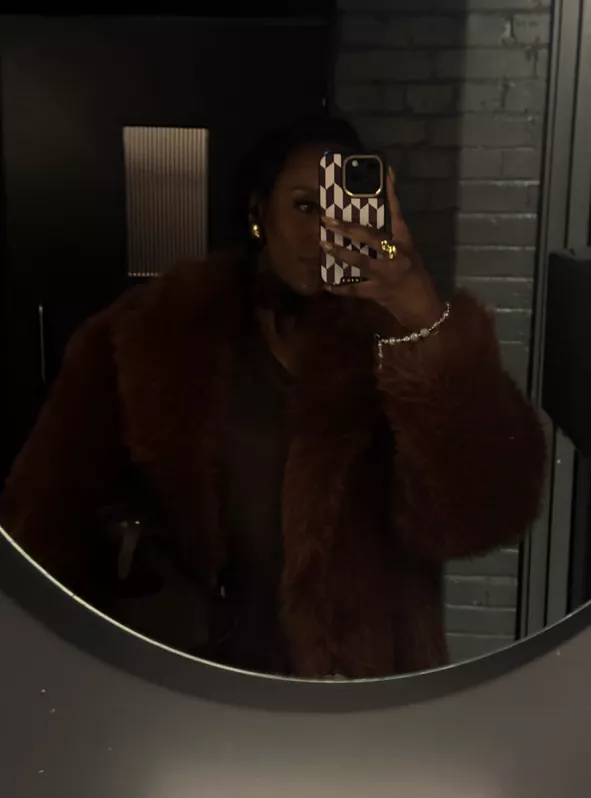 Topshop long-line faux fur coat in … curated on LTK Topshop long-line faux fur coat in … curated on LTK