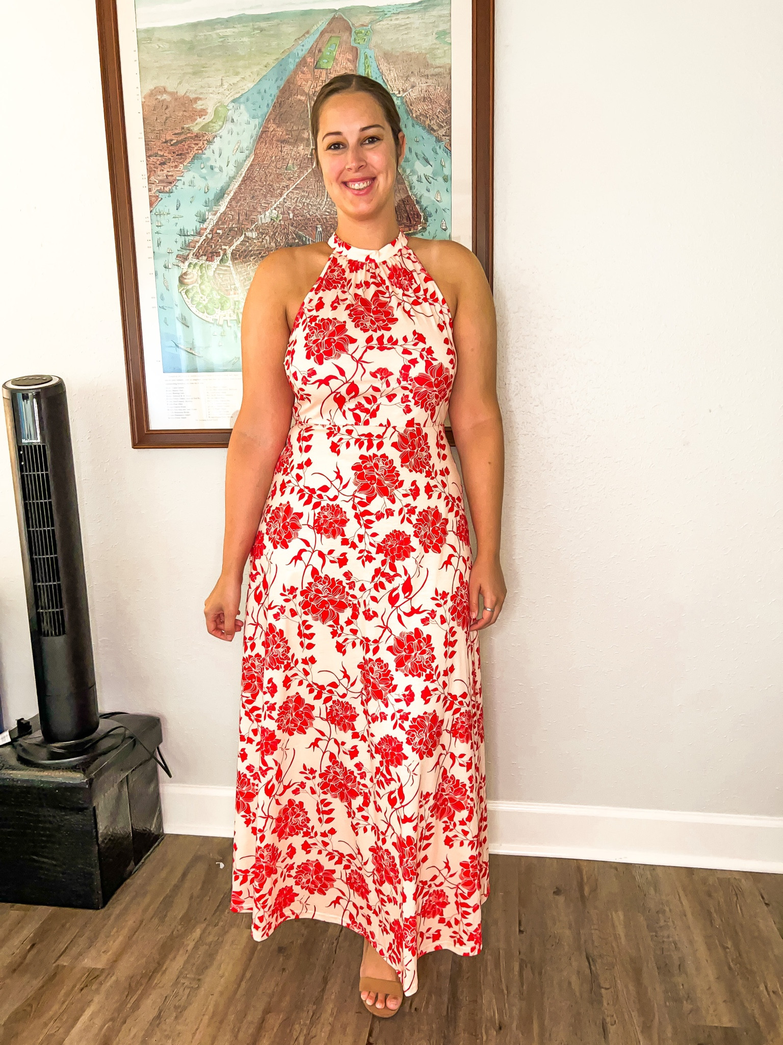 Amazon wedding guest dress - halter red and white floral maxi dress (size large) - could work for a modern mulan outfit 

Midsize, midsize outfit, size 10, ootd, Outfit inspo, Amazon finds, Disney parks Outfit, Disney bound,  under $50 outfit, affordable outfit, casual outfit, Disney princess, fall dress, maxi dress 

#LTKFind #LTKmidsize #LTKwedding