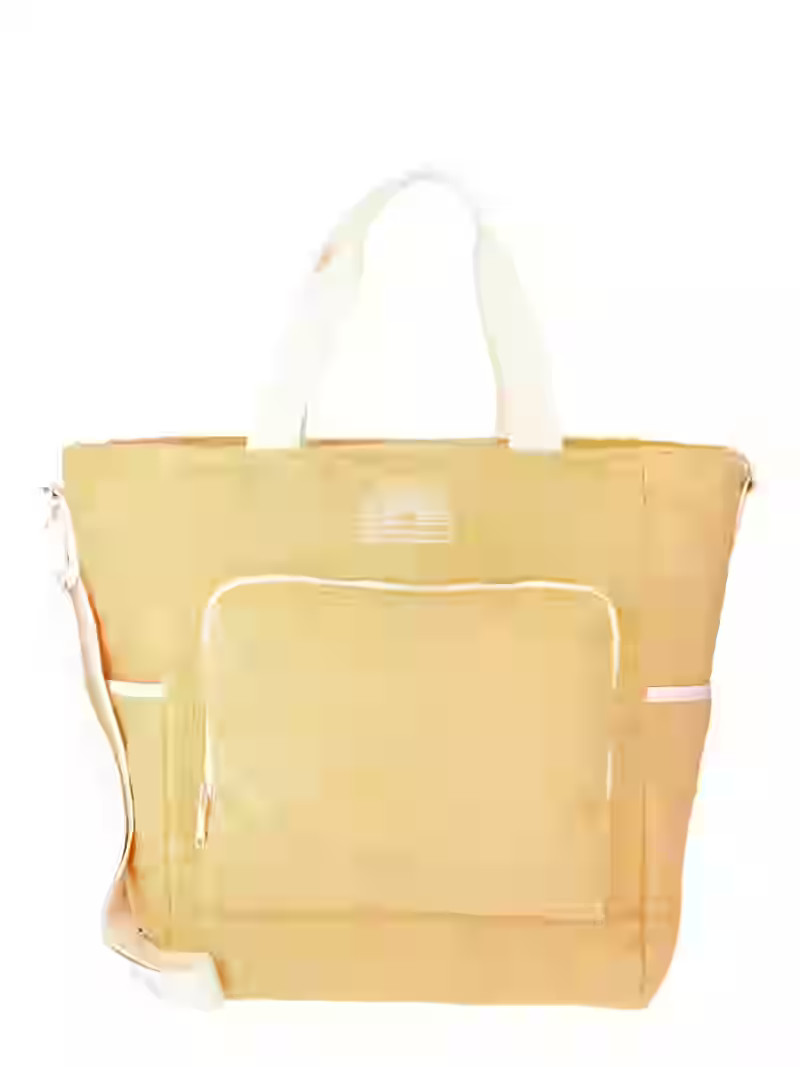 No Boundaries Terry Cloth Beach Cooler Tote Bag, Apricot, Women’s | Walmart (US)