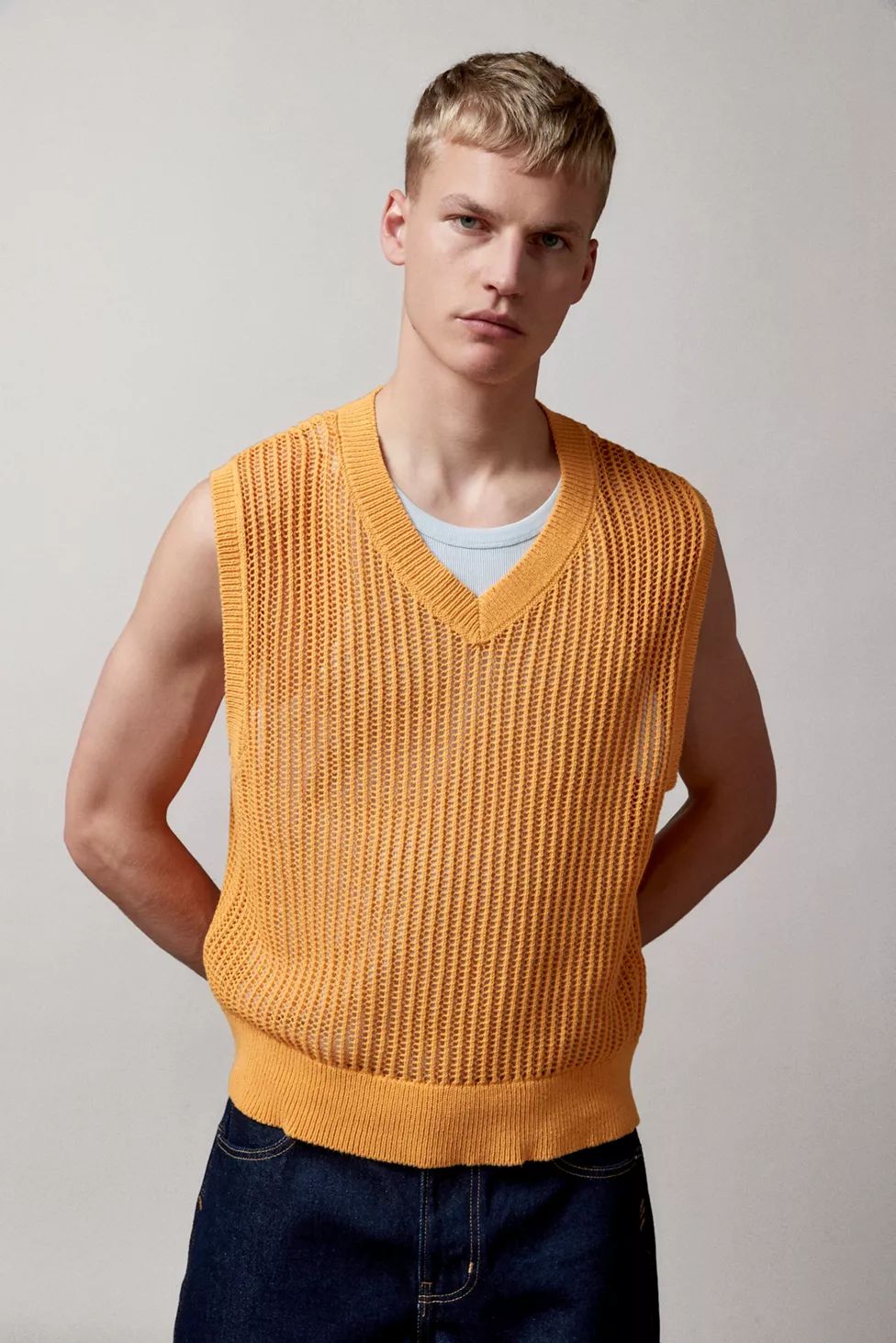 BDG Beach Sweater Vest | Urban Outfitters (US and RoW)
