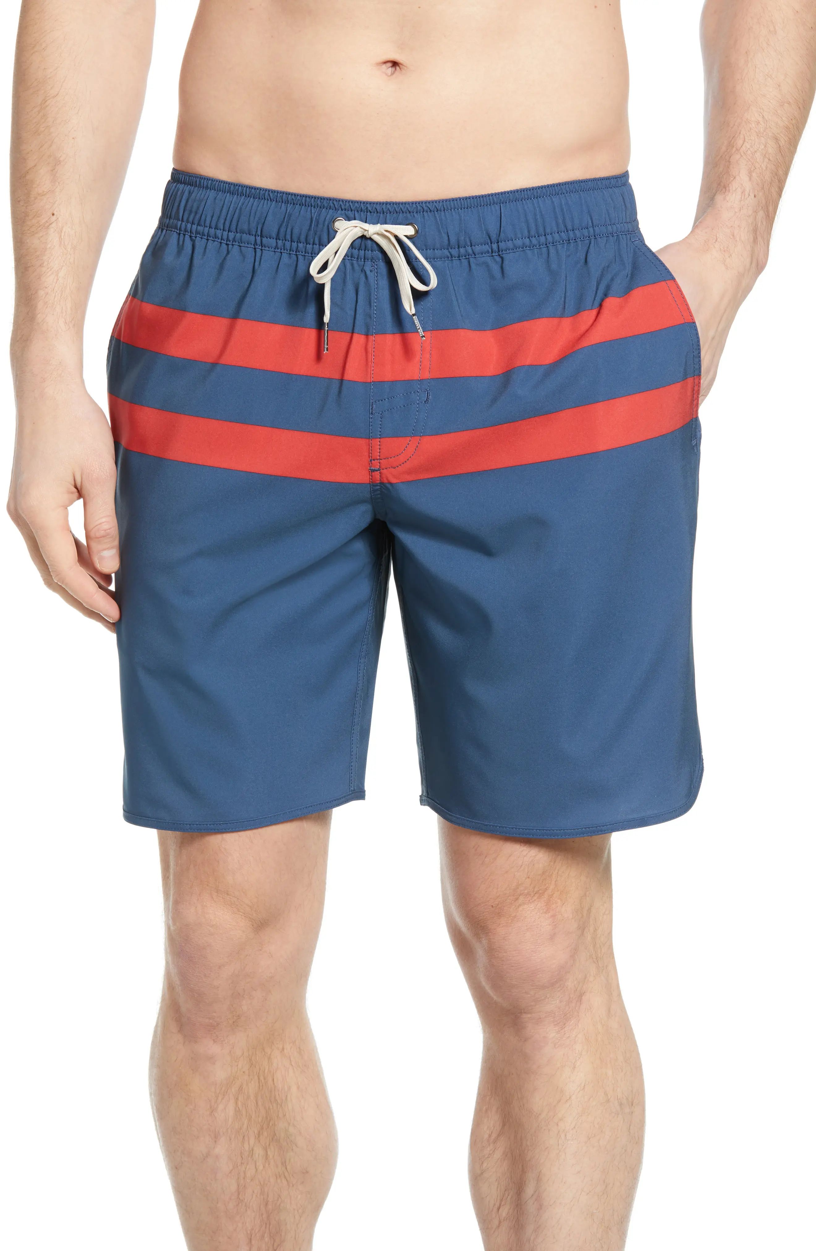 Men's Fair Harbor Anchor Swim Trunks, Size Small - Blue | Nordstrom