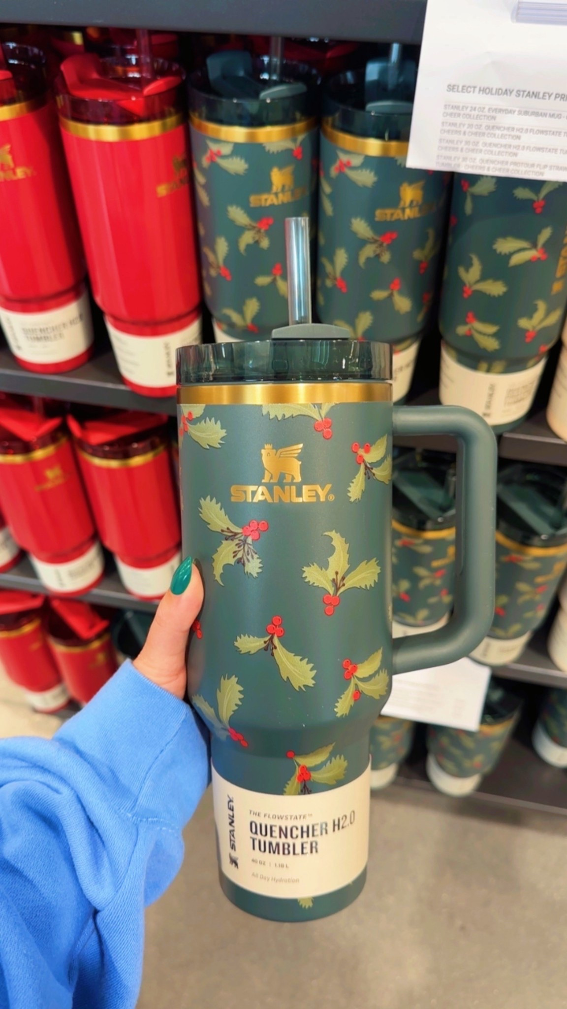 Christmas Stanley from Dick’s Sporting Goods❤️💚 The Cheers & Cheer Quencher H2.0 Flowstate™ Tumbler | 40 OZ in Holiday Botanical. Tumbler, gift ideas, gift guide, holiday finds, Christmas shoppingg

#LTKSeasonal #LTKGiftGuide #LTKHoliday