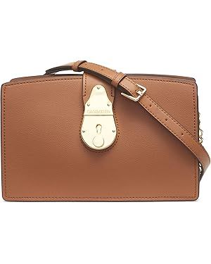 Calvin Klein Statement Series Lock Daytonna Leather Chain Crossbody | Amazon (US)
