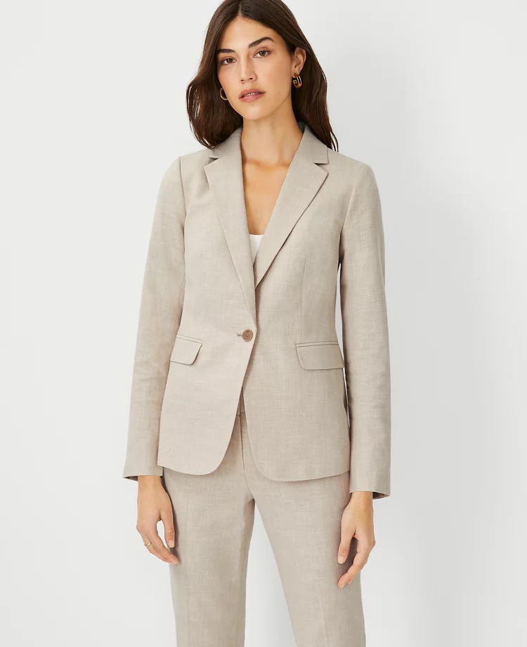 The Petite One Button Blazer | Ann Taylor (US)