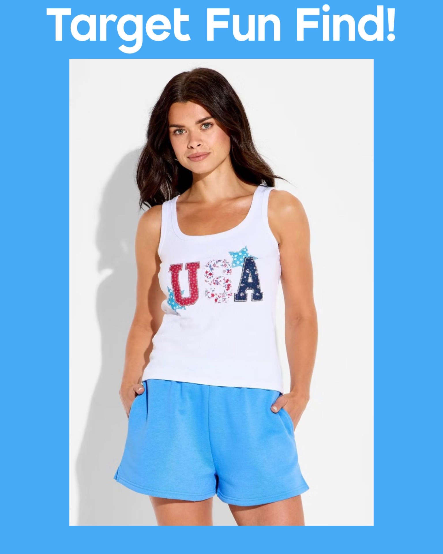 Restocked! Since launching, this super fun Target 🎯 USA Tank keeps selling out, but it’s back online and fully stocked (already sold out in stores). Only $15, and so festive for the months ahead! 🇺🇸

#LTKSaleAlert #LTKSeasonal #LTKootd