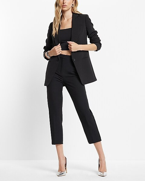Editor One Button Boyfriend Blazer | Express