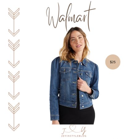 $25 Walmart Free Assembly Women’s Puff Sleeve Denim Jacket, Sizes XS-XXL / spring jacket / jean jacket / workwear 

#LTKtravel #LTKfindsunder50 #LTKover40