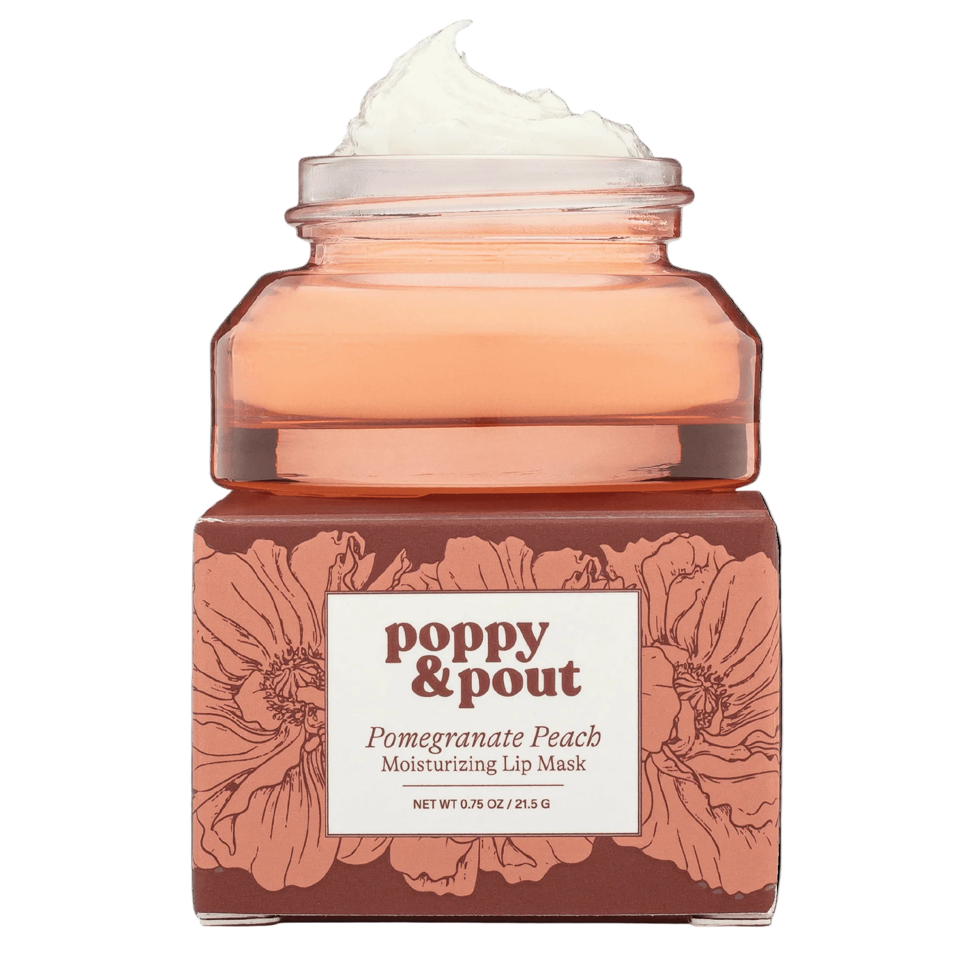 Lip Mask, Original, Pomegranate Peach | Poppy & Pout