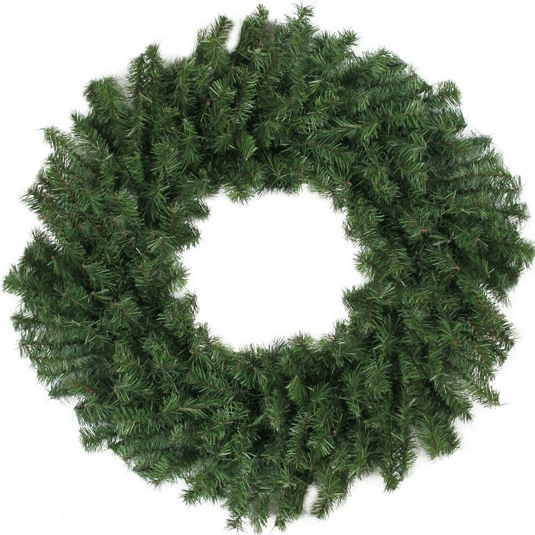 Northlight 24" Unlit Canadian Pine Artificial Christmas Wreath - Walmart.com | Walmart (US)