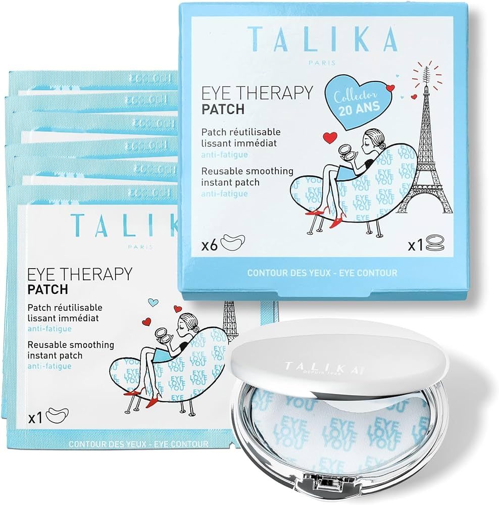 Talika Eye Therapy Patch - Instant Smoothing Eye Patches - Mask For Dark Circles & Tired Eyes - 6... | Amazon (US)