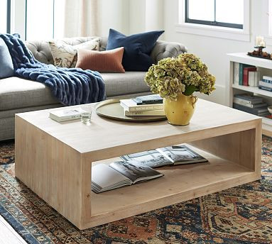 Folsom Rectangular Grand Coffee Table (60") | Pottery Barn (US)