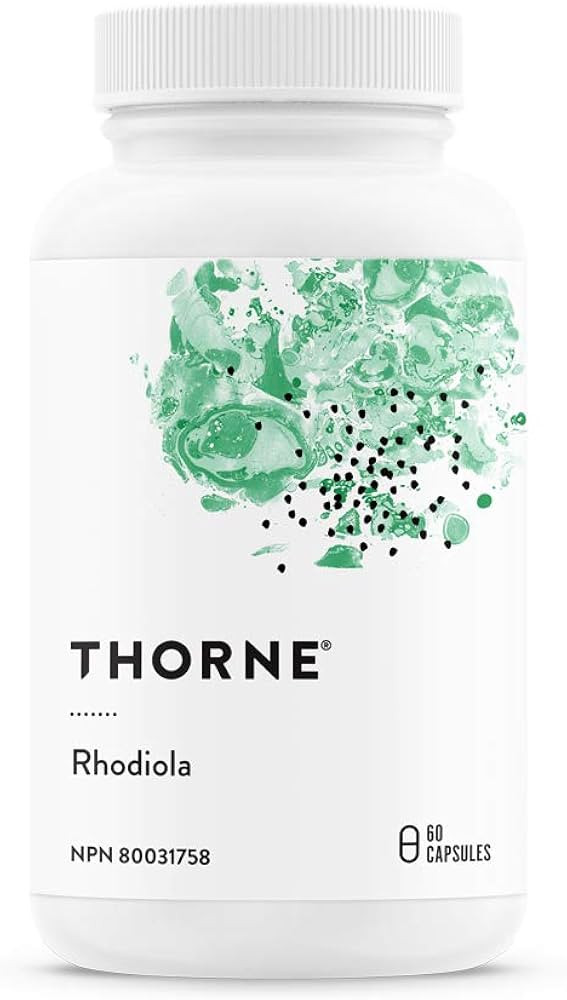 Thorne Rhodiola - Botanical Supplement for Stress Relief - Enhances Positivity, Sleep, and Mental... | Amazon (CA)