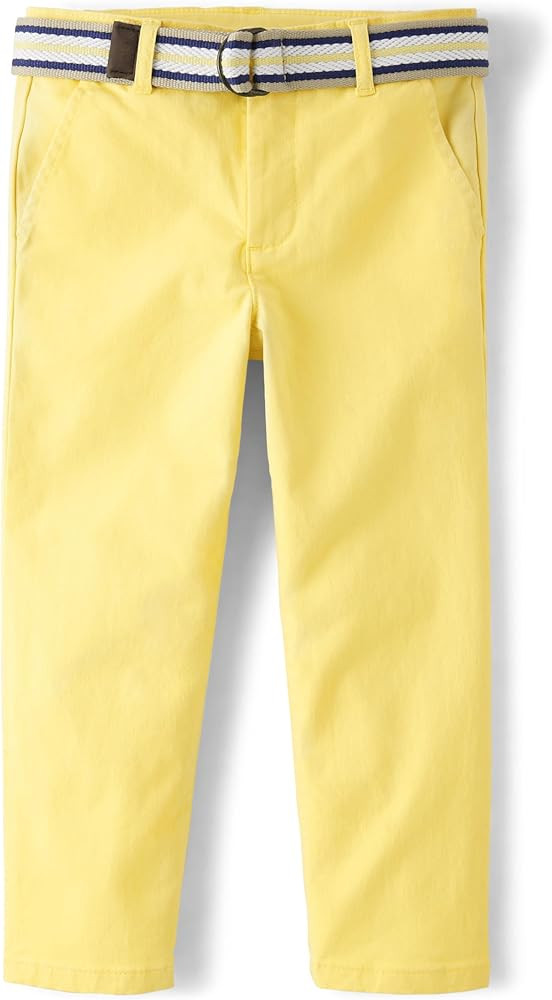 Gymboree Boys and Toddler Belted Chino Pants | Amazon (US)