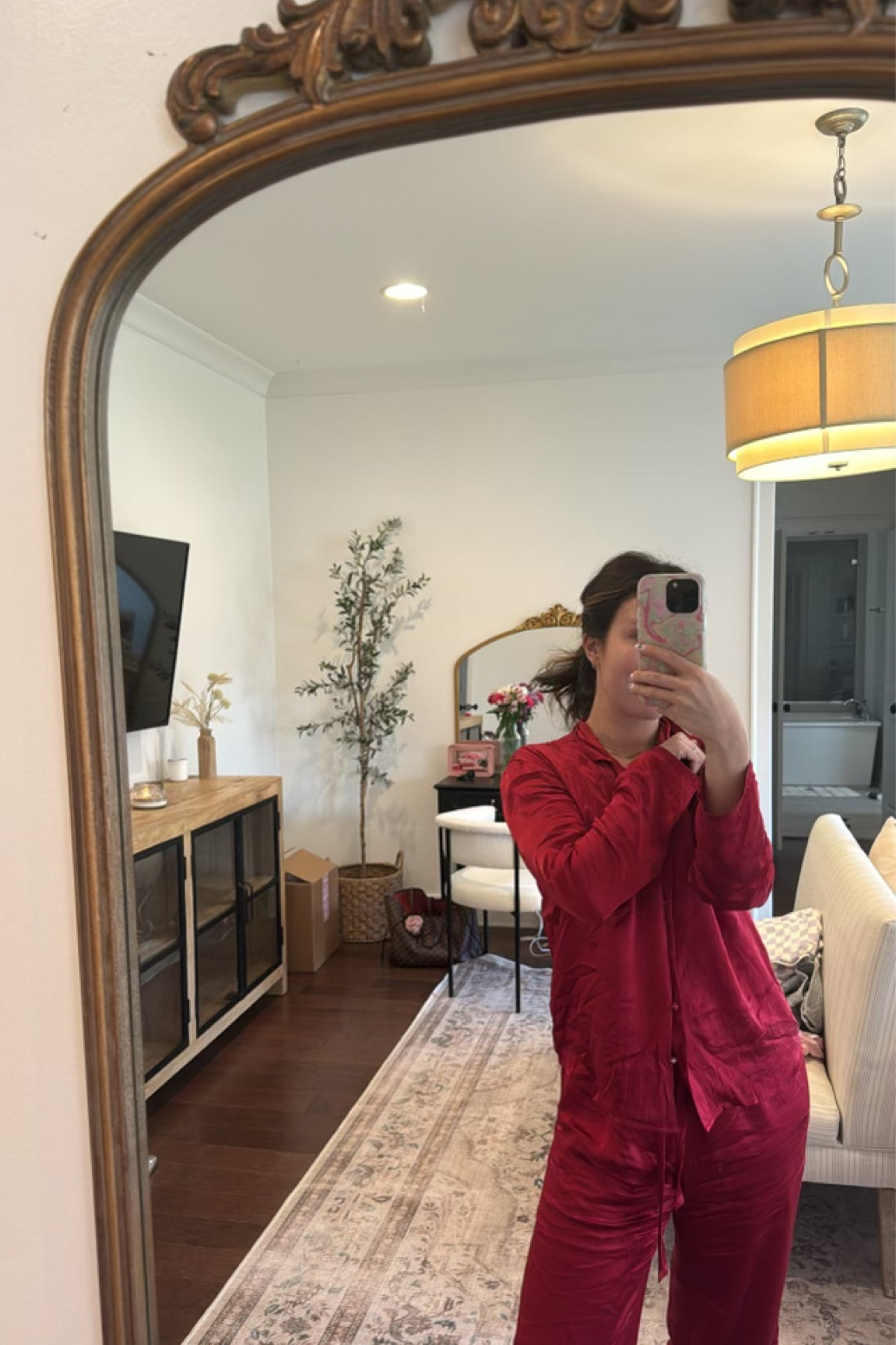 Cozy silk pajamas from Nordstrom! 
Red pajamas, Valentine’s Day pajamas, silk, satin, Nordstrom

#LTKMostLoved #LTKSeasonal