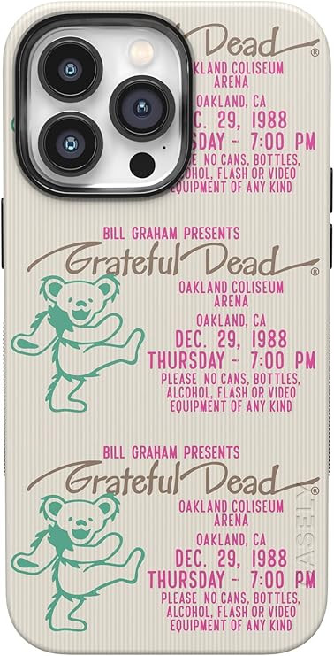 Casely iPhone 14 Pro Case | Miracle Ticket | Grateful Dead Vintage | Compatible with MagSafe/Case... | Amazon (US)