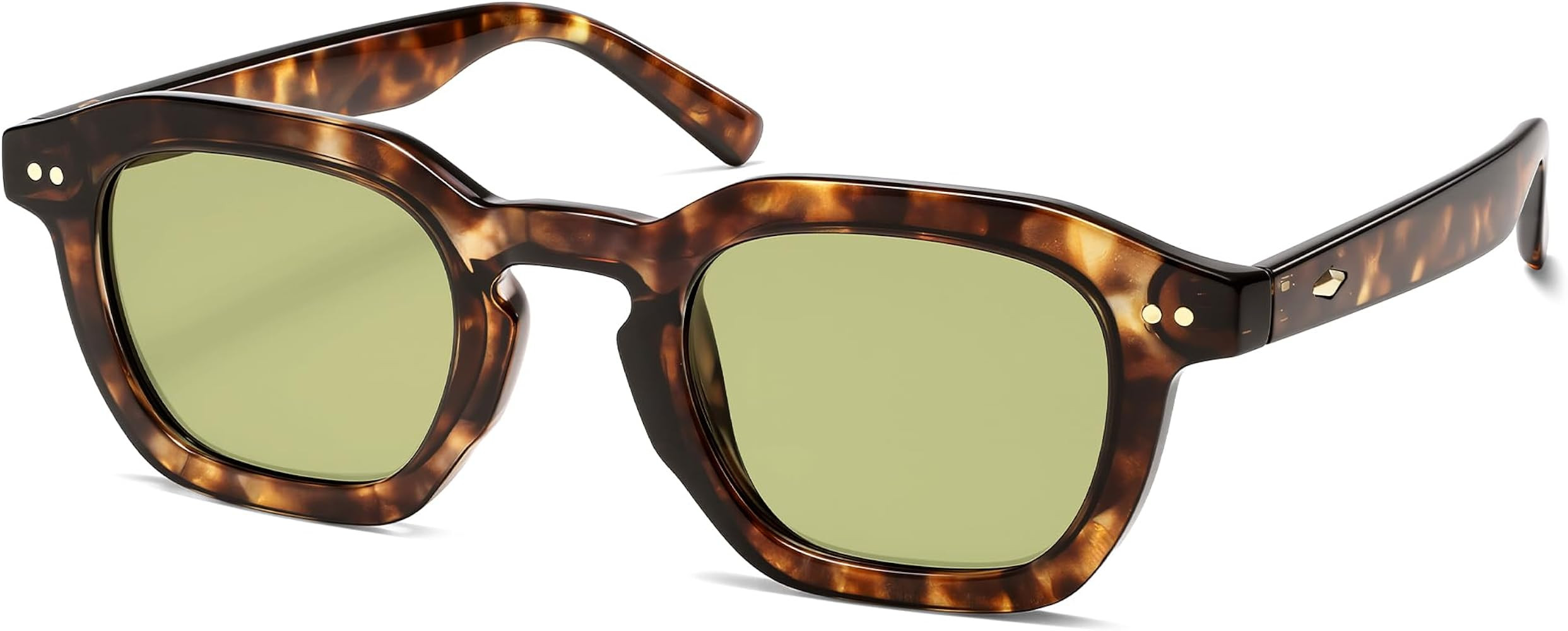 Polarized Retro Rectangle Sunglasses for Womens Mens Vintage Trendy Square Sun Glasses UV Protect... | Amazon (US)