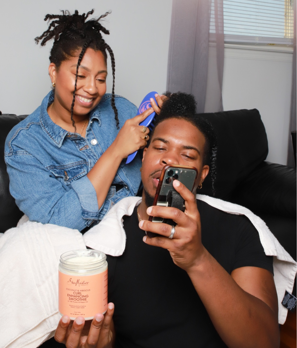 #Ad I’m so excited to partner with @sheamoisture @kazmaleje @scotchboyz and @undefinedbeauty_co to share the importance of telling Black Entrepreneurial stories. Any day in our home looks like us actively using products from Black owned businesses and brands. Brands we genuinely love, are inspired by and believe in. Initiatives like the #NextBlackMillionaires fund are what help pay it forward to the generations of Black entrepreneurs in the next generation. Something that’s important to our family. Head to your local #Target to check out the endcap and my stories to shop everything in this post @Target on my @shop.ltk 

The products I use throughout my day are reminders of the Black entrepreneurs who’s stories and journeys inspire not just me but @capturedby_ty as well. From starting my day with @undefinedbeauty_co who create clean, conscious, inclusive and plant based beauty products @Kazmaleje who’s mission is to create tools for textured hair but also committed to reducing plastic waste. And
@Scotchboyz who empower small farmers from Jamaica by using their produce in the most amazing hot sauce ever. 
#Target #TargetPartner #PowerofSheaImpact #SheaMoisturePartner #liketkit 

#LTKbeauty #LTKfamily #LTKFind