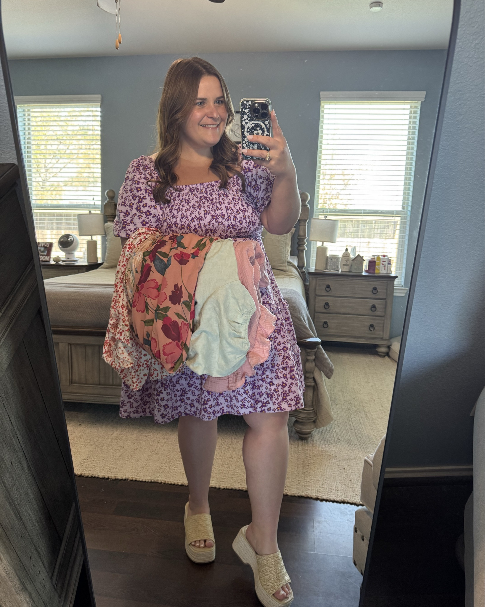 Bloom chic haul as a 5’1 size 16. I’m wearing a 1x/size 16 in all of these pieces. These patterns are colors are perfect for spring and summer. Plus they are all curvy girl friendly! 🤩 

#LTKootd #LTKMidsize #LTKPlusSize