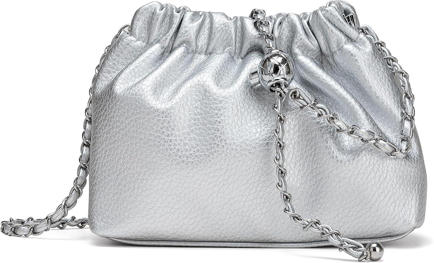 Joryin Trendy Dumpling Women's Crossbody Bag - Evening Clutch Vegan & Genuine Leather Hobo Cloud ... | Amazon (US)