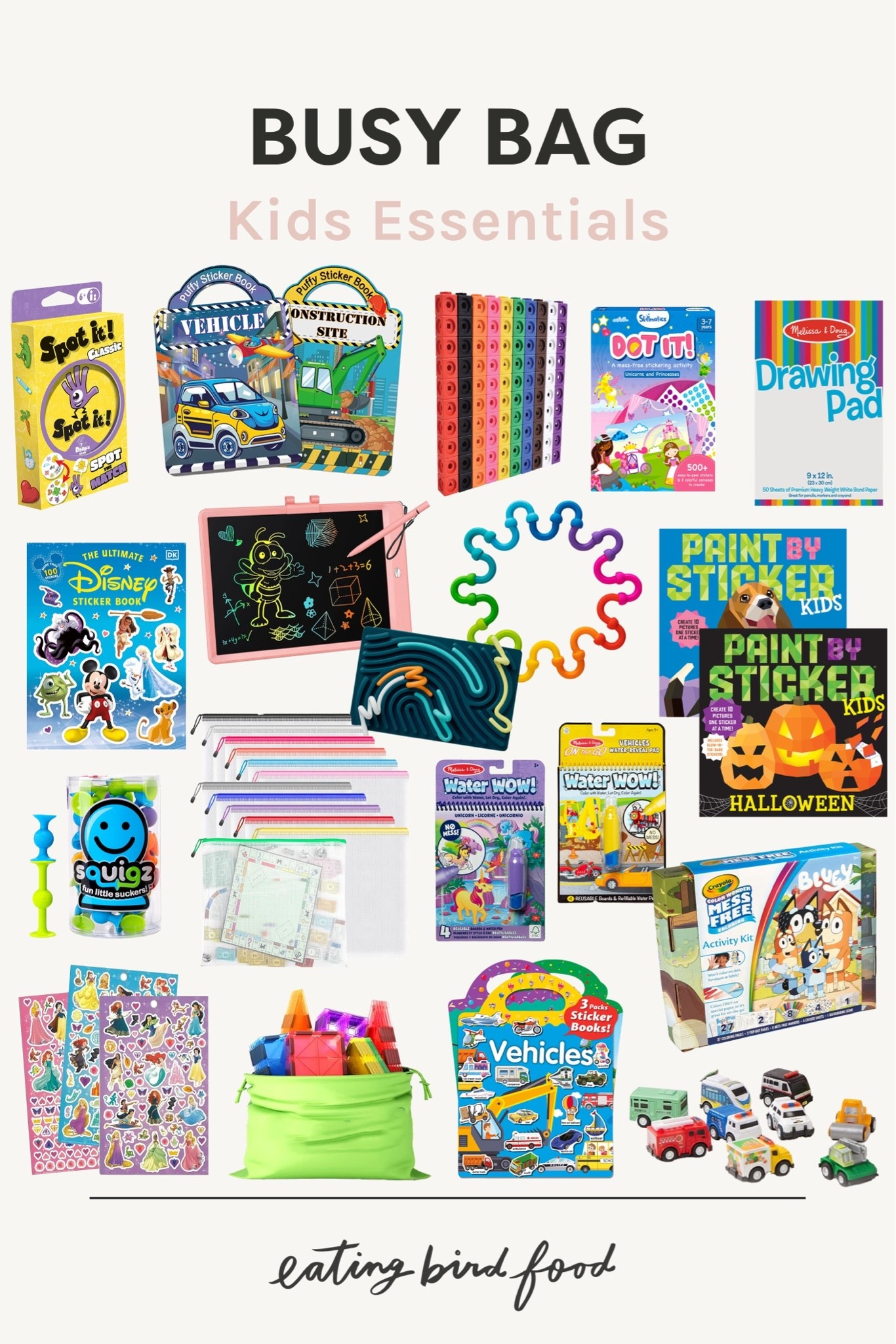 Busy bag for kids. What to put in a kids busy bag. Amazon busy bag essentials. Fun kid toys they’ll love.

#LTKmomlife #LTKKids #LTKdayinmylife