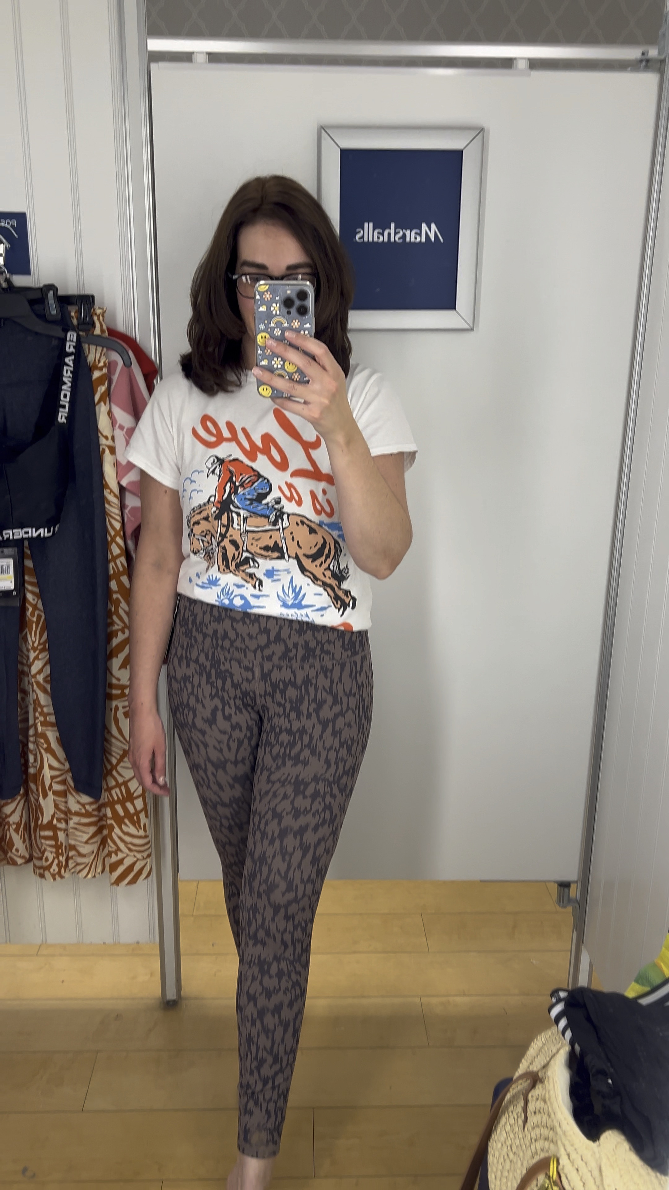 Cowboy graphic tee (size small). High waisted leggings (size small). #graphictee #tee #tshirt #graphictshirt #cowboytee #cowboytshirt #leggings #highwaistedleggings #casualoutfit 

#LTKSeasonal #LTKFindsUnder100 #LTKStyleTip