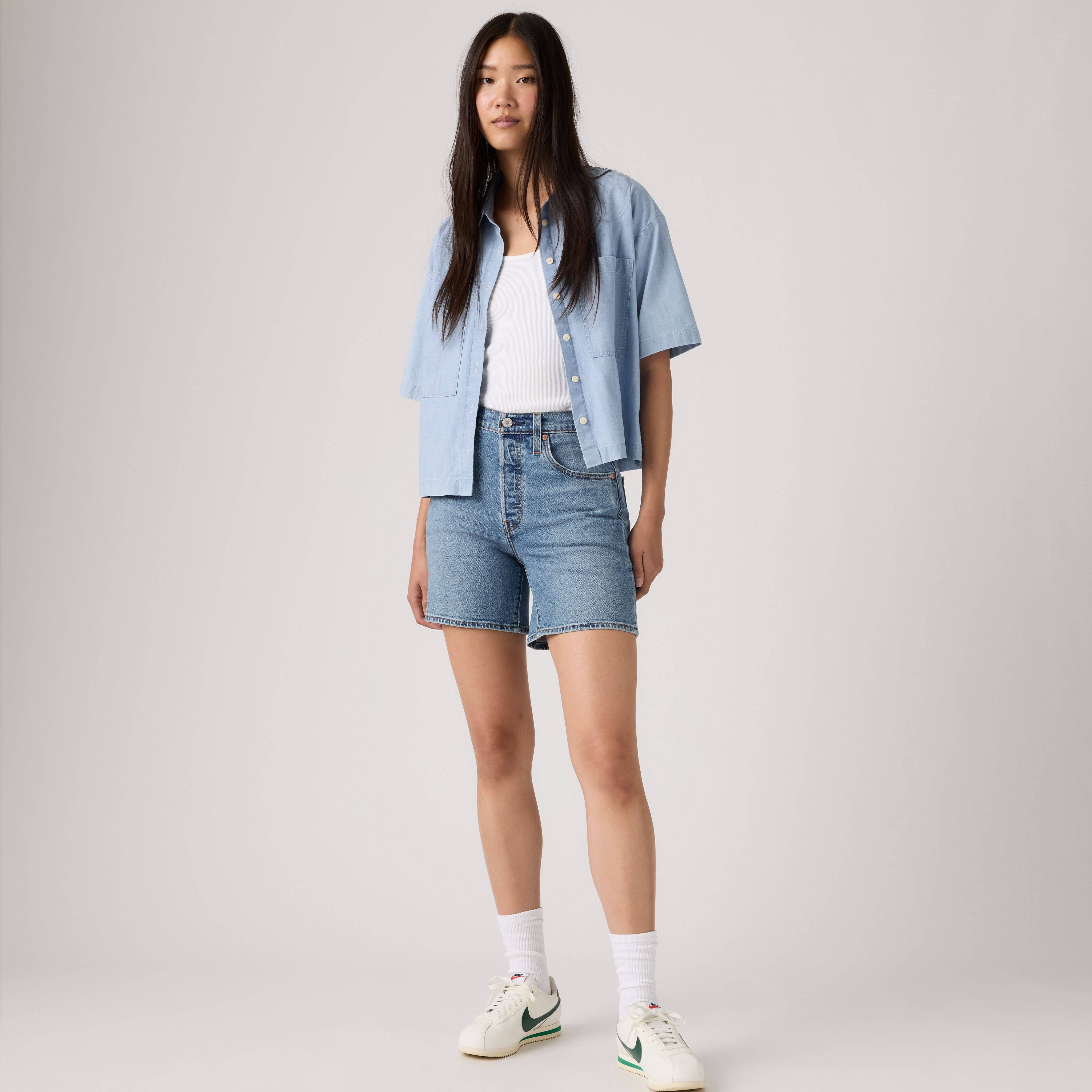 Levi's 501 Original Fit Mid-Thigh Lightweight Women's Shorts 34 | Levi's US