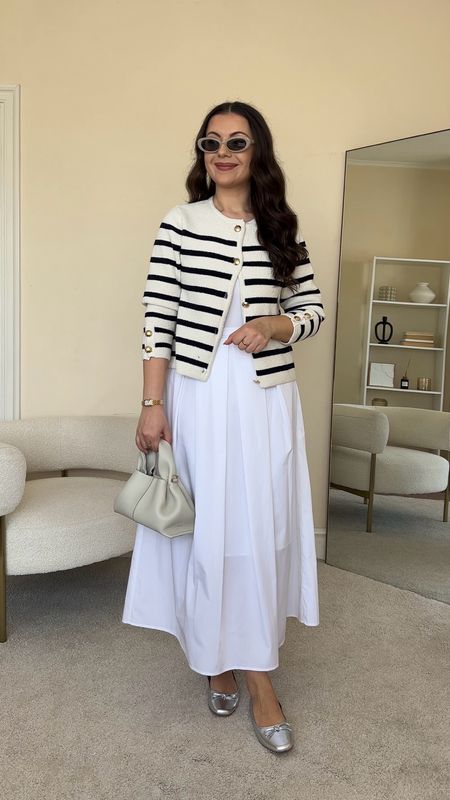 Classy & chic early Summer outfit. Skirt is from M&S, wearing size UK8 Regular. Cardigan is from H&M, wearing size S. Bag is from Polene Paris, I’ve linked similar here. Flats are from New Look.

#LTKeurope #LTKsummer #LTKstyletip