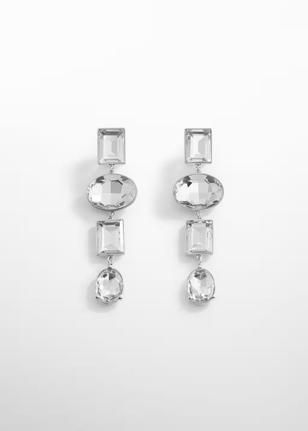 Pendant crystals earrings -  Women | Mango USA | MANGO (US)