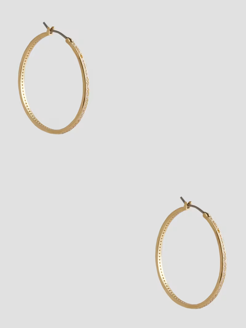 Eco Gold-Tone Hoop Earrings | Guess (US)