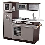 KidKraft Uptown Espresso Wooden Play Kitchen with Play Phone, Chalkboard & Towel Rack, Espresso, Gif | Amazon (US)