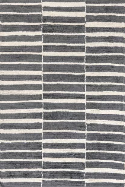 Gray Vlad Washable Wool Area Rug | Rugs USA