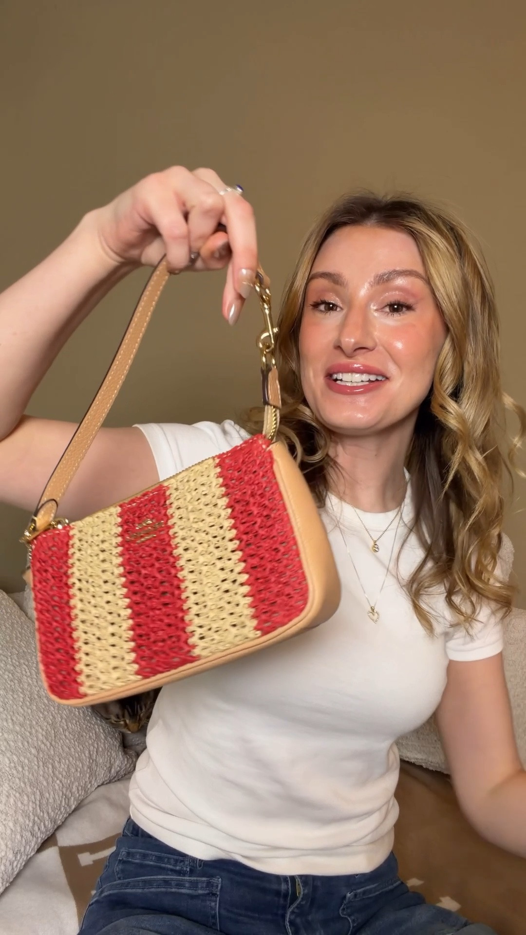Another bag from the Coach Outlet 5/27 drop 😍 Comment SHOP & I’ll dm you the link ♥️

I couldn’t be more obsessed with the newest Coach straw drop, just in time for summer!

I was really torn between the red striped straw Teri and the straw City tote with the cherry charm but I just wanted a little pop or the red stripes so I went with a Nolita 19. I always recommend the Nolita because it is the coach outlets most affordable bag and even thought it’s tiny, it is so versatile. Also, every Coach outlet drop comes with new Nolitas which is an affordable way to get something from every collection without breaking the bank!

Coach outlet Nolita 19 summer bag, summer bags, straw bag, straw bags