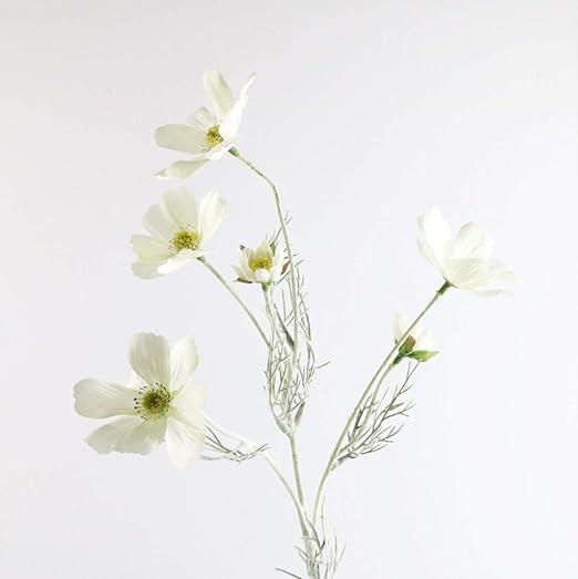 Artificial Wild Flower 6 Pcs Cosmos Long Stem Calliopsis, Simulation Bouquet, Realistic Plastic F... | Amazon (US)