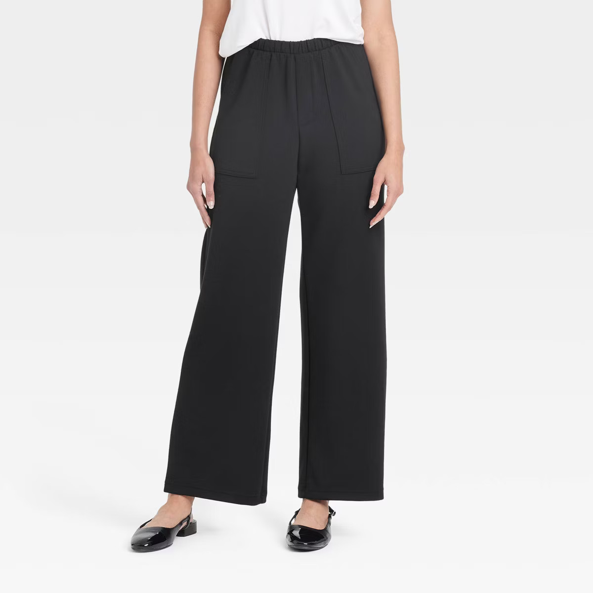 Women's Mid-Rise Sandwash Pull-On Knit Leisure Utility Pants - A New Day™ | Target