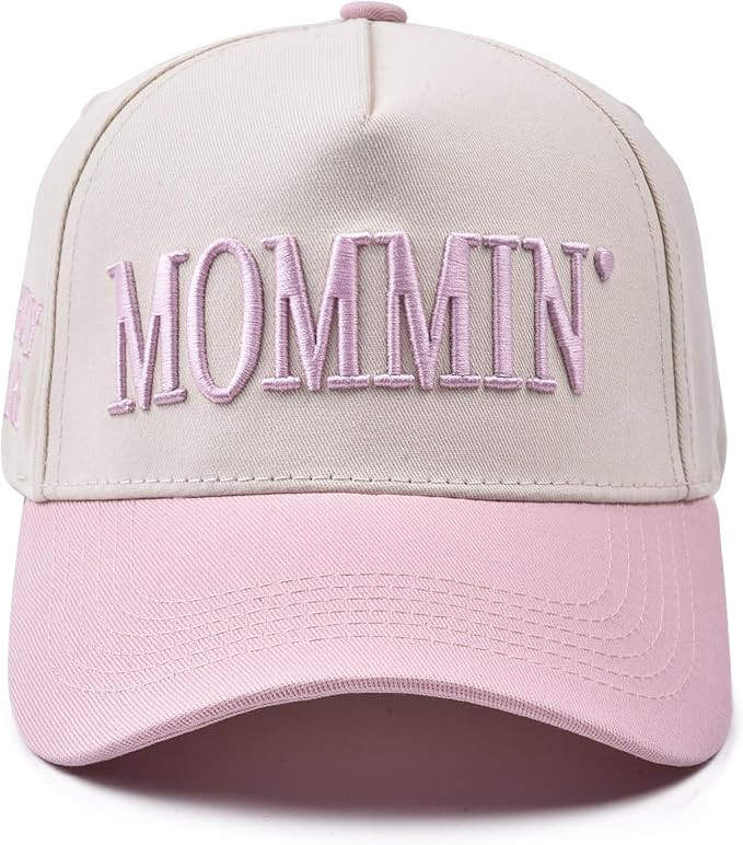Womens Trucker Hat - with Mommin Embroidery Ponytail Fit - Mothers Day Great Gifts for Mom Wife S... | Amazon (US)
