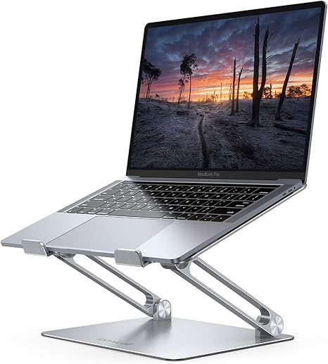 Lamicall Adjustable Laptop Stand, Portable Laptop Riser, Aluminum Laptop Stand for Desk Foldable,... | Amazon (US)