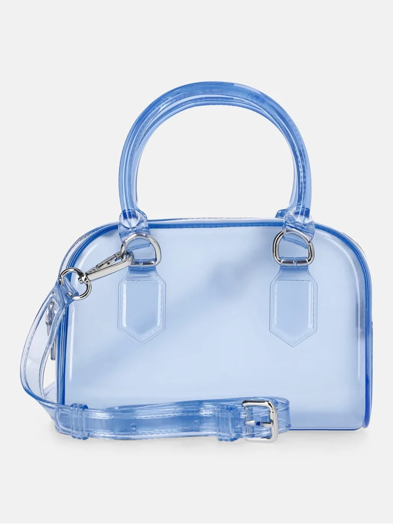 No Boundaries Women's Jelly Top Handle Mini Bag, Sky | Walmart (US)