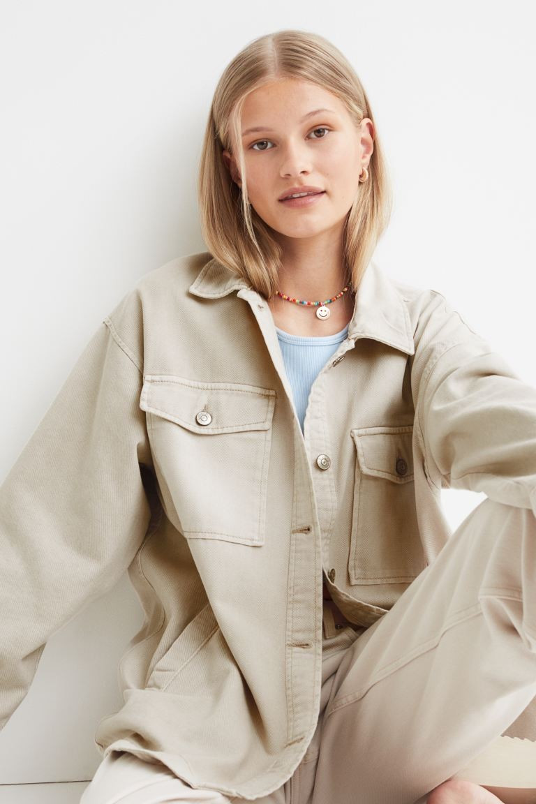 Oversized Shirt Jacket | H&M (US + CA)