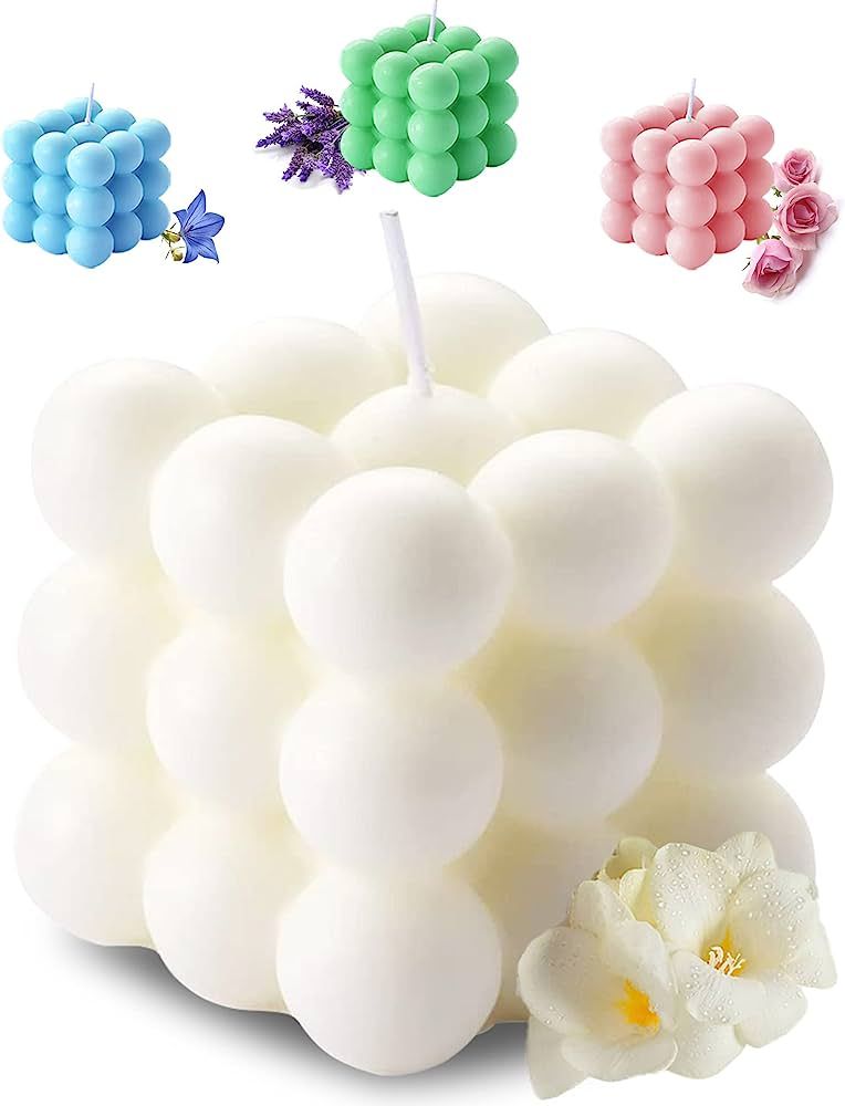 Aokala Scented Bubble Cube Candles, Candles for Home Decor Scented, 5.4 oz Soy Wax Aromatherapy C... | Amazon (US)