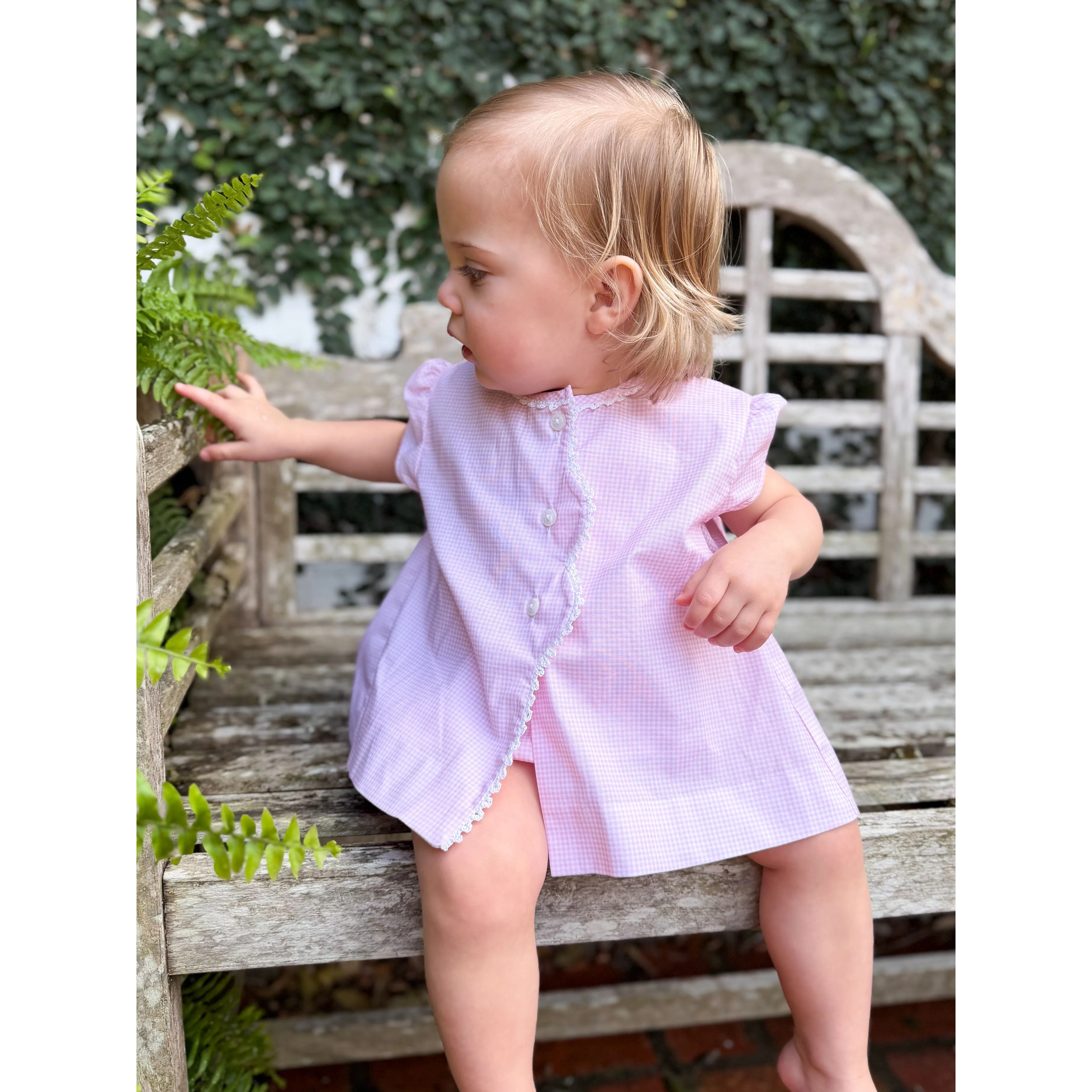 Hippity Hop Pink Gingham Easter Dress - Girls Pre-Order | Alice Kathleen & Co | Alice Kathleen & Co.