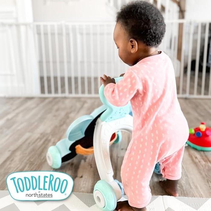 Toddleroo by North States - 3 In 1 Metal Superyard Baby Play Yard: 6 Panel Playpen, Safety Gate, ... | Amazon (US)
