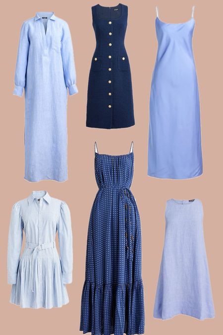 Summer blues at J.Crew! All of these bestselling dresses are part of the sale. Perfect time to add a sundress to your wardrobe!

#JCrewsale
#MemorialDaysale
#summerdresses

#LTKSeasonal #LTKSaleAlert #LTKStyleTip