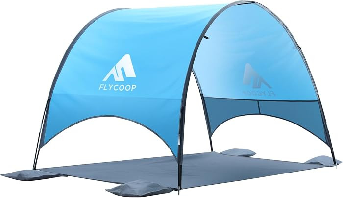 2026 Upgraded Beach Umbrella Canopy with UPF 50+ UV Protection, Portable Beach Tent for Sun, 360\... | Amazon (US)