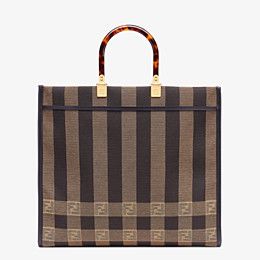 Shopper in brown fabric - FENDI SUNSHINE LARGE | Fendi | Fendi Online Store | Fendi