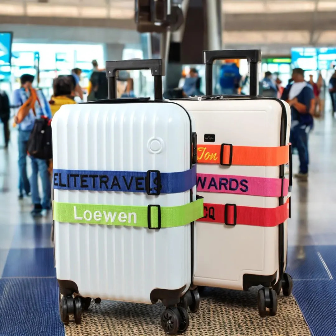 Custom Embroidered Luggage Strap (180cm X 5cm): Personalize With Your Name/text - Etsy | Etsy (US)