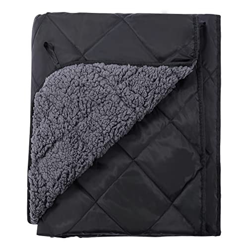 REDCAMP Waterproof Stadium Blanket with Sherpa Lining, Cold Weather Car Blanket Windproof for Outdoor Camping, Machine Washable (50"x 59") | Amazon (US)