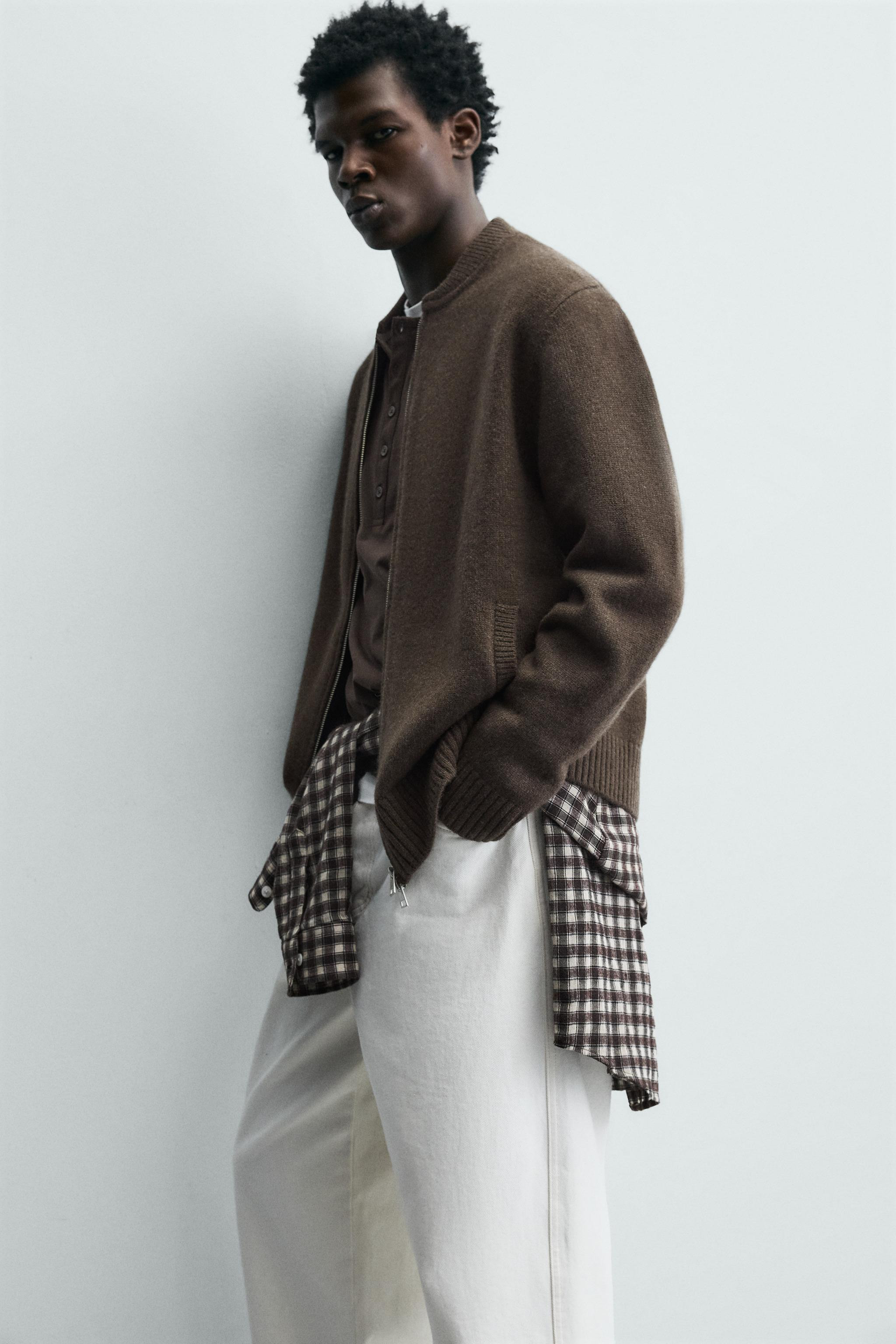 WOOL ZIP-UP JACKET | Zara US